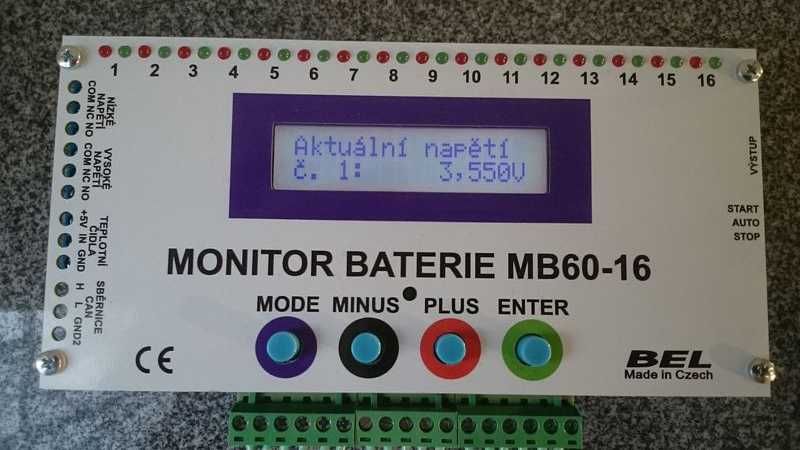 Monitor baterie MB60-16-3A